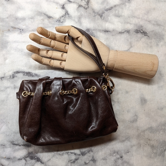 Cute mini leather purse/bag/clutch/wristlet C'est Moi - Picture 2 of 7